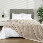 Pavilia Soft Fleece King Bed Blanket Taupe Tan Camel, Large Fuzzy Plush Flannel. Fixed Price $44.27.