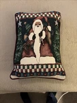 Accent Pillow Christmas Santa Clause Design Winter Holiday Decoration Cozy Warm. Fixed Price $12.95.