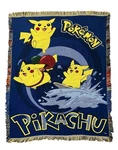 Vintage 90S Pikachu Pok Mon Tapestry Throw Blanket 45 X 56 The Northwest Co Usa. Fixed Price $53.97.