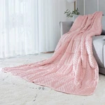 Alansma Reversible Weighted Blanket For All Season, Luxury Velvet, Warm And C.... Fixed Price $51.46.