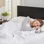 Madison Park Cotton Luxury Blanket, Soft And Cozy 100% For Bed Couch. Fixed Price $71.49.