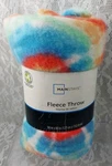 Mainstays Throw Blanket Fleece Tie Dye 50 X 60 Blue Red Americana 2021 New. Fixed Price $13.99.