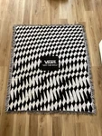 Vintage 1985 Vans Off The Wall Promotional Woven Tapestry Throw Blanket Ex Cond. Fixed Price $59.99.