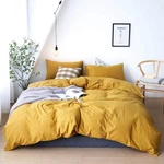 Doneus Duvet Cover Set 100% Washed Cotton Linen Like Textured Breathable Dura.... Fixed Price $76.13.