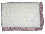 Cocalo Baby Daniella Blanket Pink Mauve Cream Textured Ruffle Trim Security. Fixed Price $39.95.