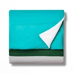 Lego Color Block Puffer Throw Blanket Teal/gray/green - X Target Collection. Fixed Price $35.99.