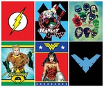 Dc Comics Justice League Superhero Luxurious Soft Plush Blanket, 5 Design. Fixed Price $17.99.