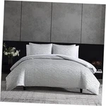 Vera Wang - Duvet Cover Set, Soft Cotton Bedding With King Illusion Grey. Fixed Price $131.64.
