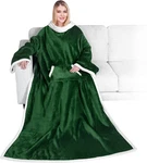 Pavilia Sherpa Wearable Blanket With Sleeves And Pocket, Plush Thick Cozy Body. Fixed Price $49.99.