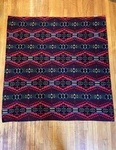 Vintage Woolrich Fleece Throw Blanket Southwest Aztec Multicolor Reversible Usa. Fixed Price $45.00.