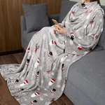 Wearable Blanket With Sleeves And Pocket, Soft Throws Robe For Women. Fixed Price $32.98.