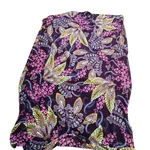 Vera Bradley Fleece Throw Travel Blanket Batik Leaves Purple Paisley 91 X 53. Fixed Price $48.00.