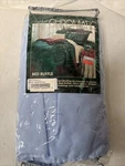 Vintage Hollander Chromatic Collection King Size Bed Ruffle Periwinkle Nos. Fixed Price $18.00.