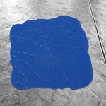 Slate Seamless Concrete Cement Texture Stamp Imprint Skin Mat Pad Blue 18". Fixed Price $47.40.