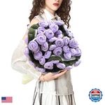 Ofrence Crochet Flower Bouquet Rose Blanket-mothers Day Gifts For Mom Wife. Fixed Price $86.38.