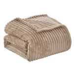 Plazatex Striata Lined Oversized 100% Polyester Blanket Queen Taupe. Fixed Price $34.10.