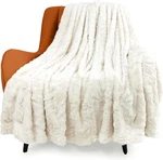 Toonow Faux Fur Luxury Throw Blanket,double Side Soft Fluffy Shaggy Fuzzy. Fixed Price $36.79.