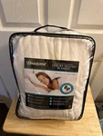 New Beautyrest Microlight Reversible Ivory Luxury Heated King Blanket. Fixed Price $93.99.