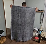 T-mobile Gray Polyester Blanket Solid Color Rectangular For Adults Bedroom. Fixed Price $25.00.