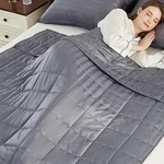 Cozy 20LBS Weighted Blanket Twin Size 48"X72" - Soft & Machine Washable Grey. Fixed Price $75.99.