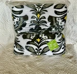 Vera Bradley Plush Throw Blanket Fanfare Black White Yellow Gray Rare Nwt Sealed. Fixed Price $76.07.