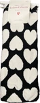 Love, Black W/white Hearts - Super Cozy Knitted Throw. Fixed Price $44.99.
