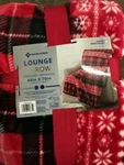 Members's Mark Lounge Throw Blanket Oversized Reversible 60 In X 70. Fixed Price $99.99.