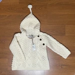 Blarney Baby Shepley Aran Irish Merino Wool Sweater Chunky Cable Knit Crochet. Fixed Price $29.88.
