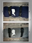 Set / 2 Star Wars Fleece Blankets Strap Han Solo & Leia Port Authority BP10. Fixed Price $22.95.