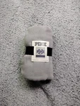 Victorias Secret Pink Festival Beach Boyfriend Blanket Grey Navy Blue 2016 Nwt. Fixed Price $20.00.