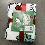 Hello Kitty Holiday "bows & Candy" Plush Soft Throw Blanket 50"X 70" New. Fixed Price $25.00.