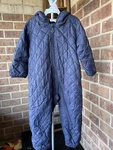 Uniqlo Overall Fleece Quilted Puffer 12/18M Matching Stroller Hooded Blanket. Fixed Price $34.95.
