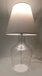 Nwot Threshold Clear Wavy Artisan Glass Table Lamp W/white Shade. Fixed Price $24.99.