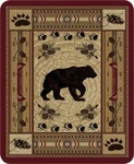 Queen Size Native Bear Patchwork Quilt Mink Faux Fur Blanket Super Soft Plush. Fixed Price $59.99.
