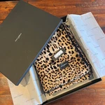 Nwt Dolce & Gabbana Casa Leopard Print Wool Silk Throw Blanket. Fixed Price $1600.00.