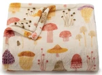 Up Mushrooms 5X6 Ft Oversized Plush Throw Blanket The Big One New!. Fixed Price $20.95.