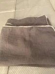 Restoration Hardware Pair Belgian Linen Stonewashed Standard Shams, Tipped. Fixed Price $46.99.