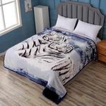 Hiyoko 5.3 Lbs White Tiger Blanket Queen Size, Heavy, Thick, And Warm Thanksgi. Fixed Price $66.62.