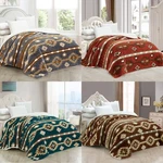 Southwest Faux Fur Bed Blanket With Sherpa Backing Soft Warm Thick & Cozy Queen. Fixed Price $71.99.