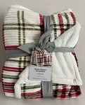 Better Homes & Gardens Throw Blanket 50X72" Velvet Plush / Faux Fur Reversible. Fixed Price $24.99.