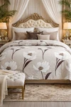 Grand Nea Blanket Only 115X95 Inch 100% Polyester Floral Reversible. Fixed Price $40.00.