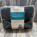 48"X72" 15LBS Plush Weighted Blanket With Removable Cover Charcoal - Dreamlab. Fixed Price $59.97.