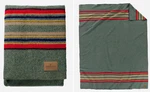 Pendleton Yakima Camp Blanket Green Heather Queen - New With Tags. Fixed Price $200.00.