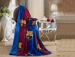 Ultra Soft Microfiber Blanket 50X60 Blue Red Cozy Warm Throw For All Seasons. Fixed Price $49.79.