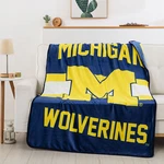 Northwest Ncaa Michigan Wolverines Singular Silk Touch Throw BLANKET,45" X 60". Fixed Price $24.99.