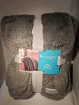 Nwt Koolaburra By Ugg Shae Soft Sparkle Faux Fur Throw Gray Lunar Rock. Fixed Price $48.00.