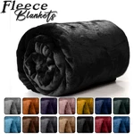 Large Faux Fur Fleece Blankets For Sofa Couch Soft Bedding Throw Twin Queen. Fixed Price $17.09.
