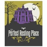Disney Haunted Mansion Hallmark Resting Place Halloween Throw Blanket 50X60 Nwt. Fixed Price $24.99.