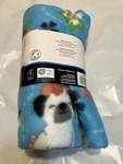 Mainstays Fleece Throw 50" X 60" Busy Dogs. Fixed Price $12.95.
