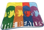 The Beatles Blanket Rainbow 2008 Colorful Fleece Band Members Retired Throw. Fixed Price $39.99.